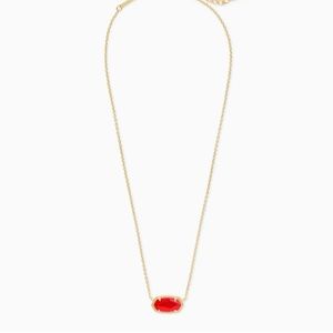Kendra Scott Elisa Necklace Red
